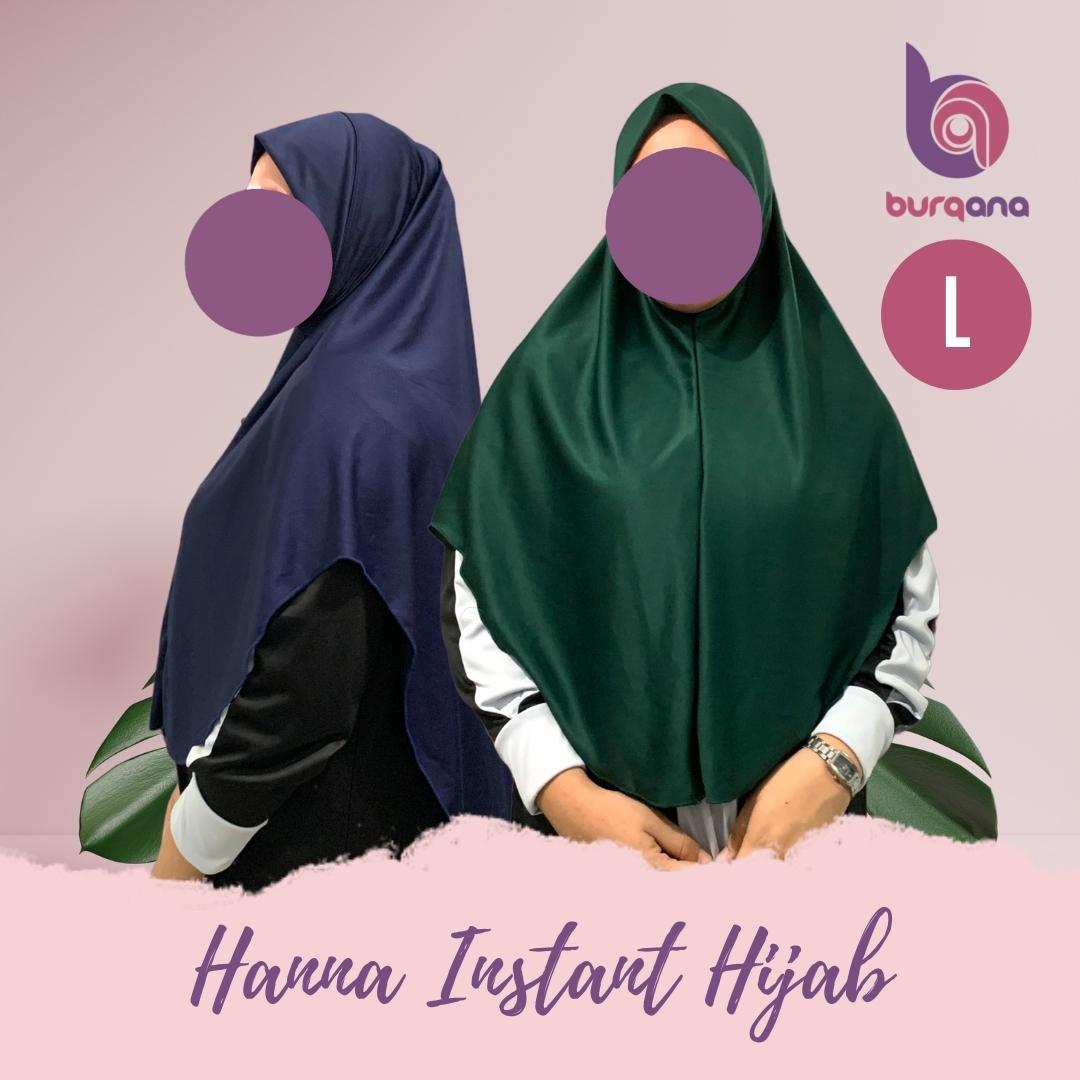 Hanna Simple Hijab with Lettuce Edge