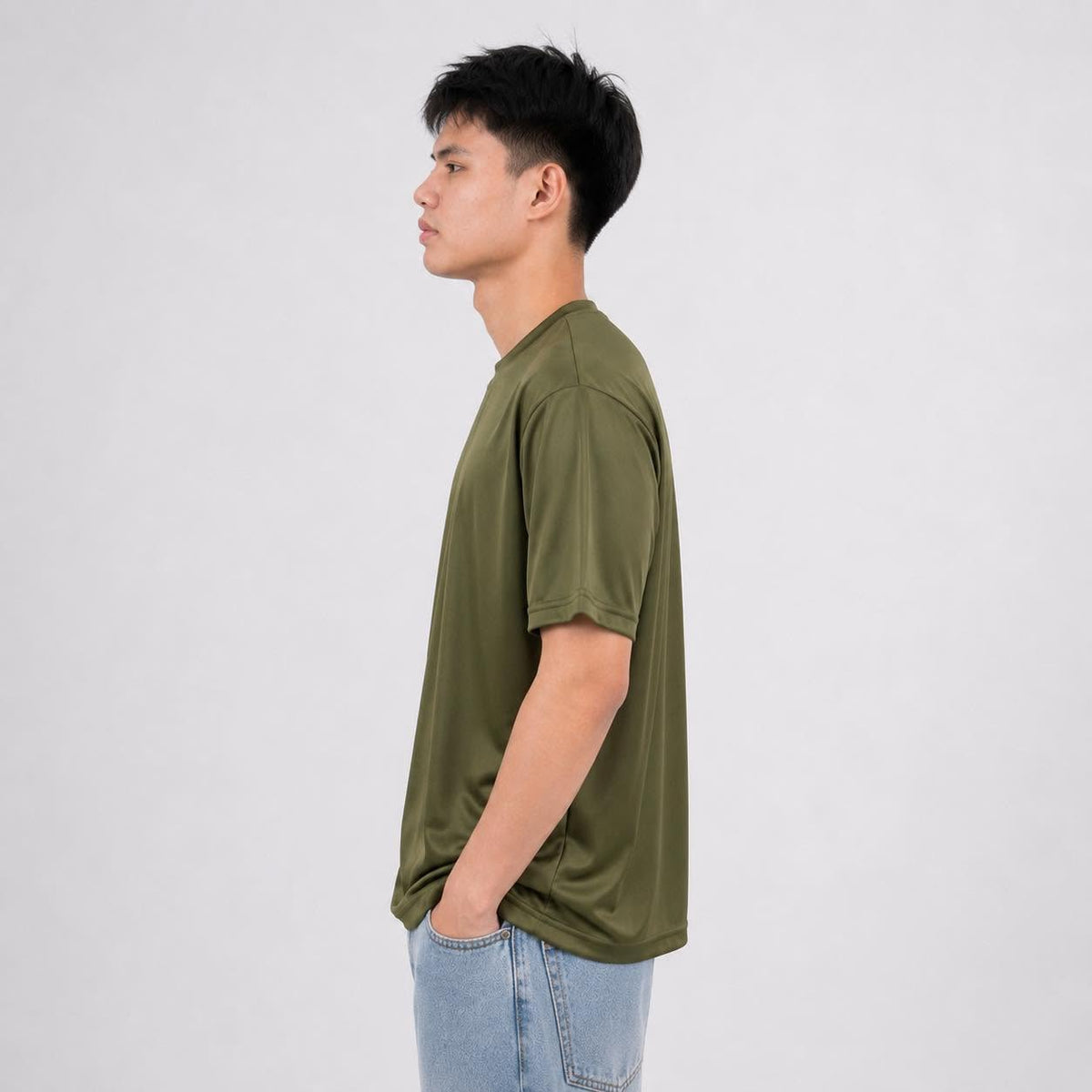 Burqana Ziyan T-Shirt Unisex Semi Oversized Qiana Iron-Free Smooth Sportswear Tee