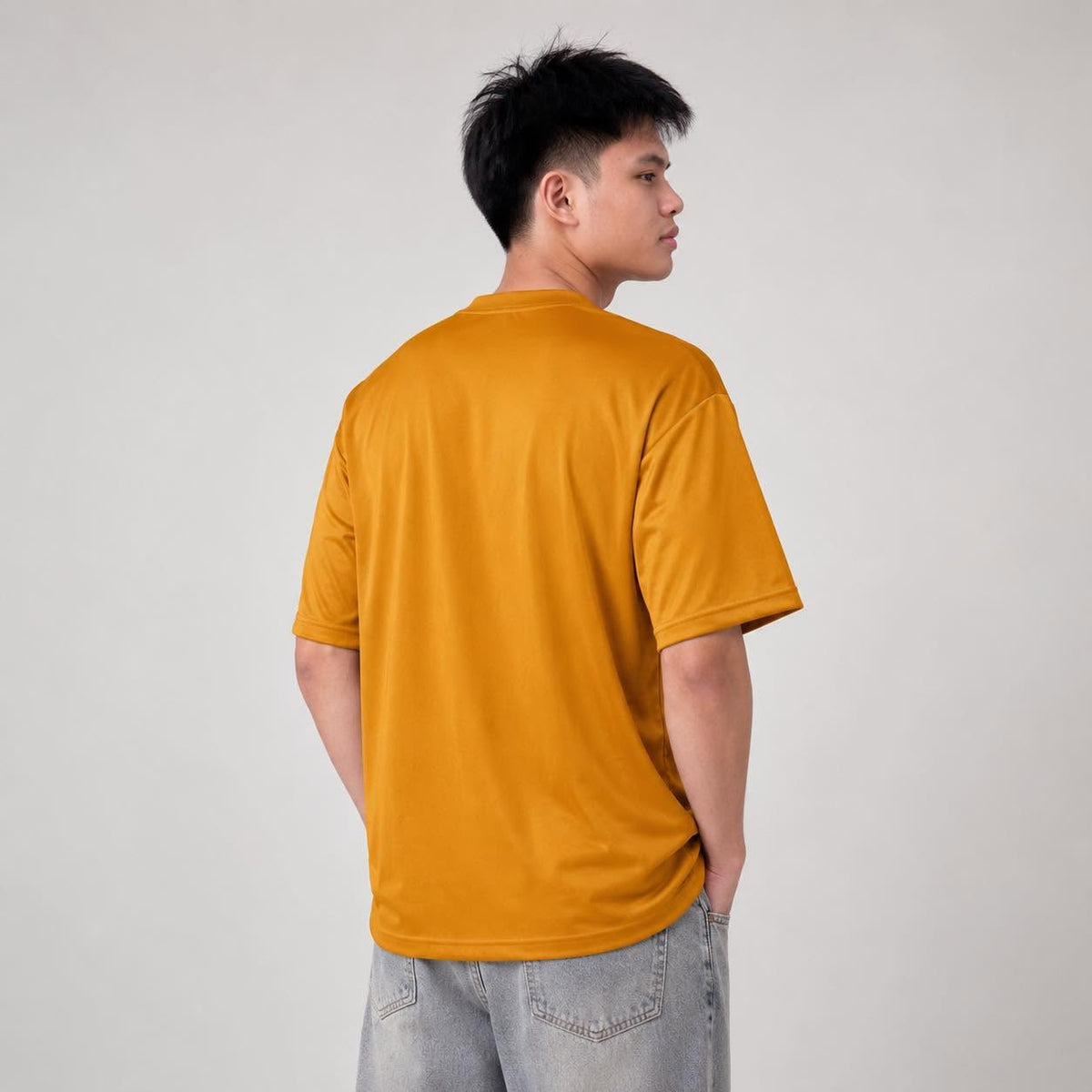 Burqana Ziyan T-Shirt Unisex Semi Oversized Qiana Iron-Free Smooth Sportswear Tee