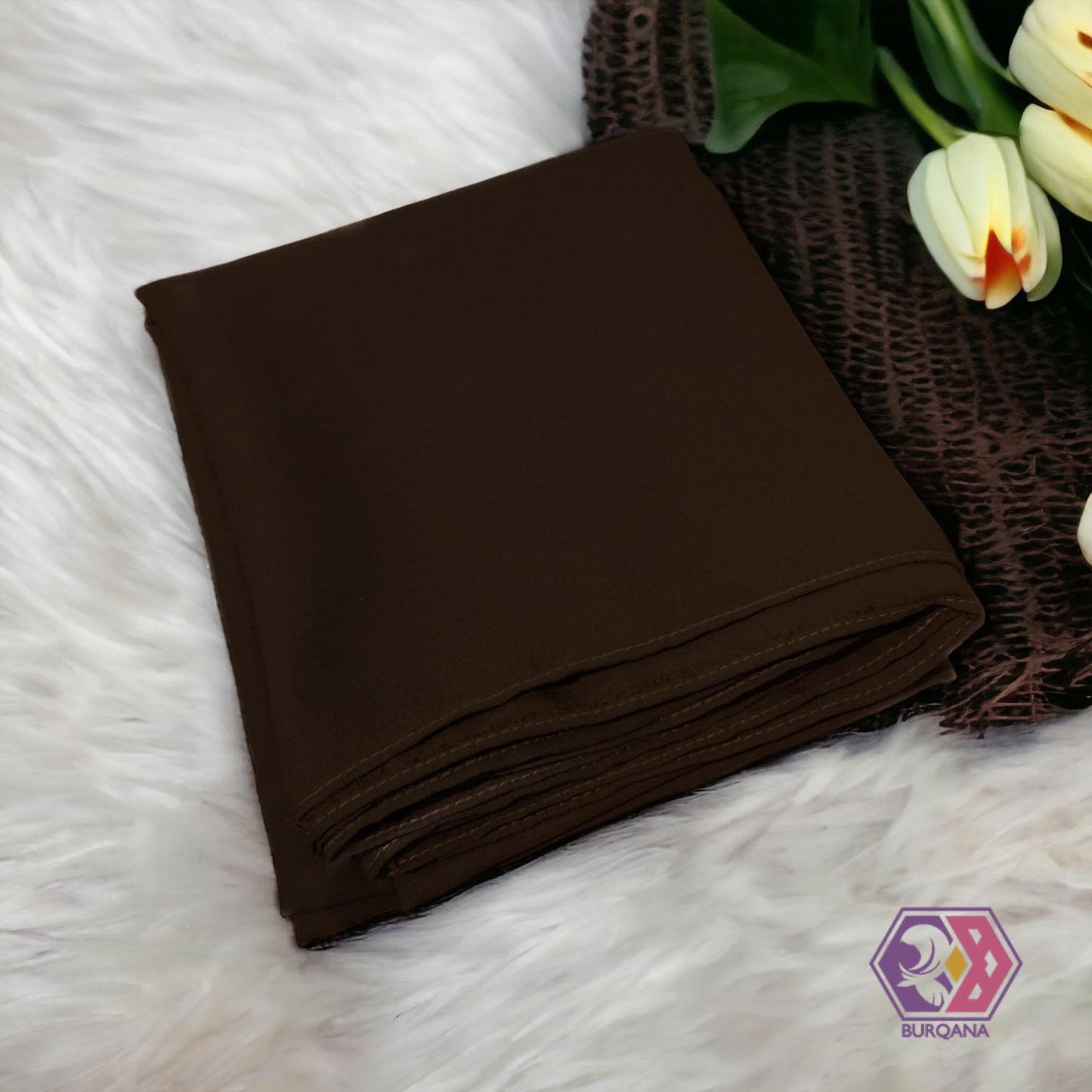 Rectangle Plain Hijab for Muslim women