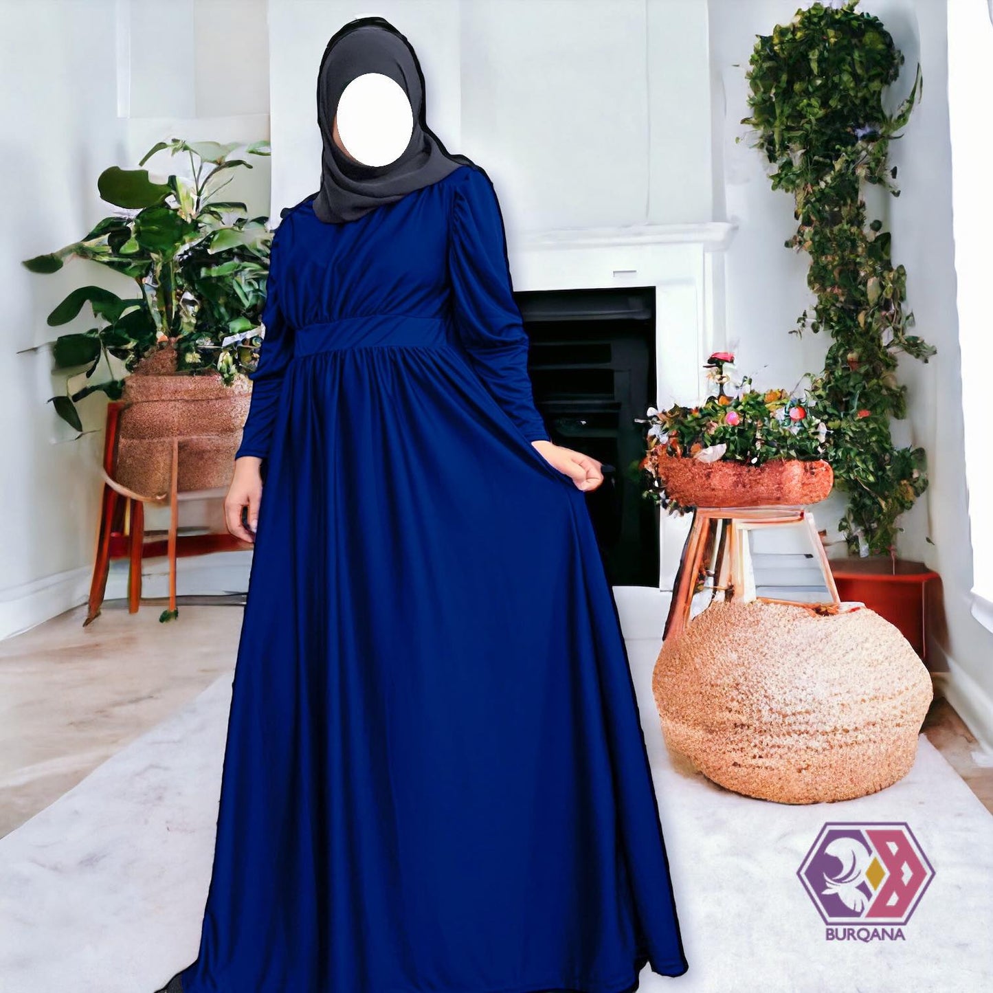 Fatma Puff Shirring Dress