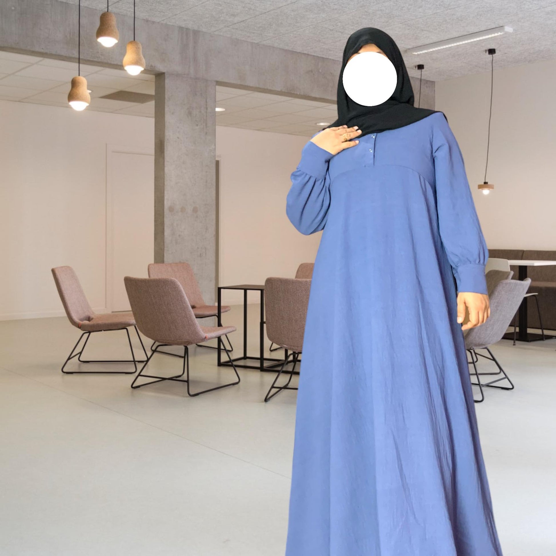 Huda A-line Plain Burqana Huda A-line Plain Burqana