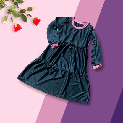 Aairah Raffled Dress for Girls