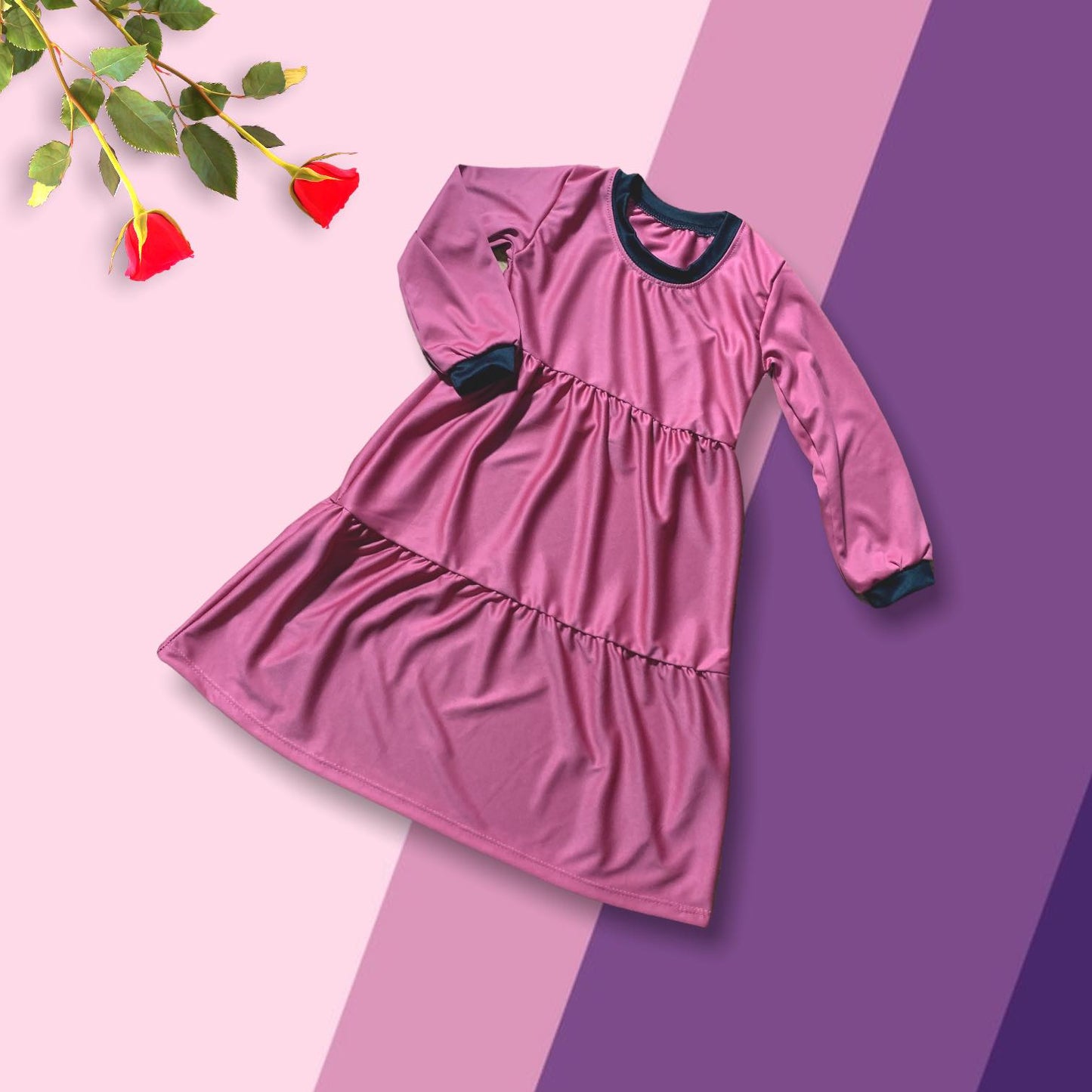 Aairah Raffled Dress for Girls