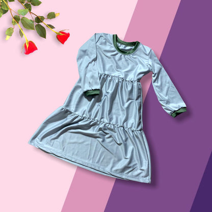 Aairah Raffled Dress for Girls