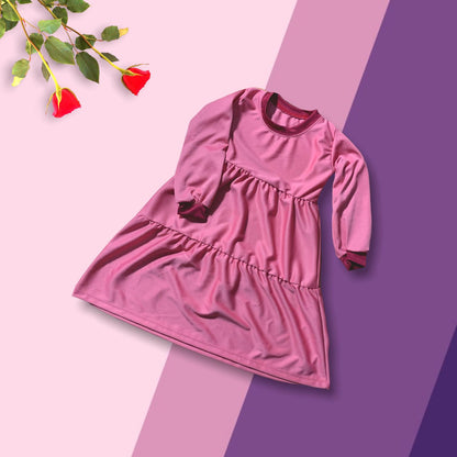 Aairah Raffled Dress for Girls